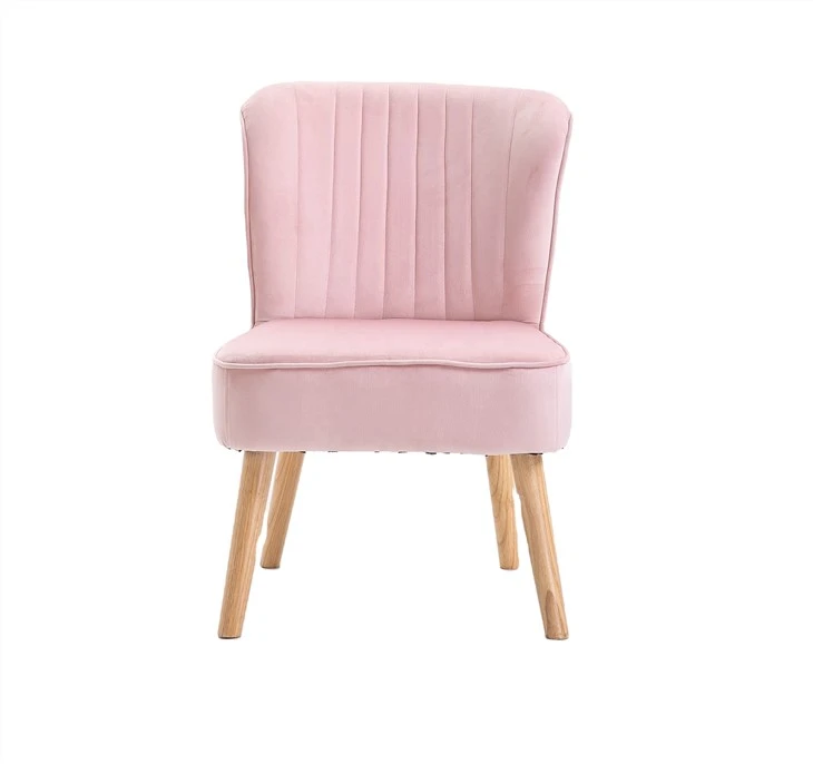 Poltrone in velluto rosa