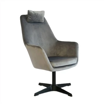 Poltroncina in tessuto abile con gambe a 4 stelle