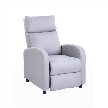 Divano reclinabile in tessuto per home theater