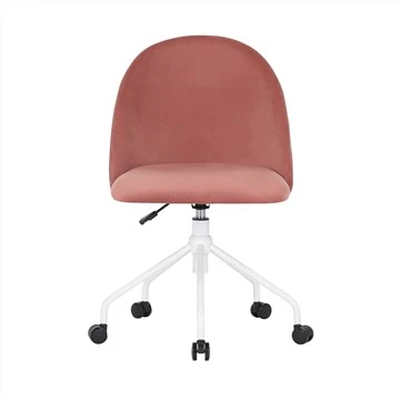 Sedia da ufficio girevole in stile Morden con rivestimento in tessuto di velluto