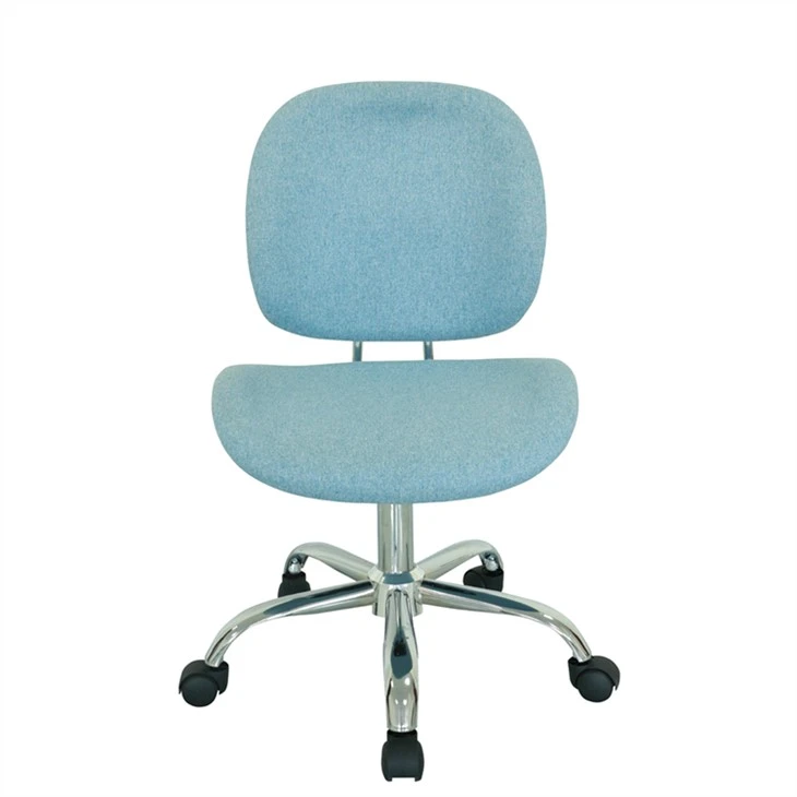 Sedia da ufficio blu dal design ergonomico regolabile in altezza