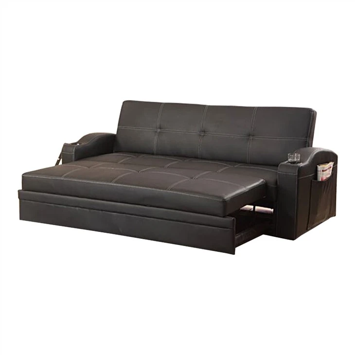 Divano letto pieghevole in pelle PU