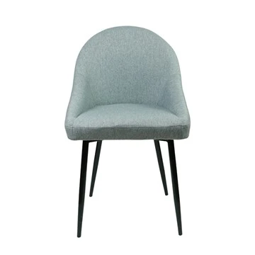 Sedia da pranzo da cucina in stile moderno di colore azzurro