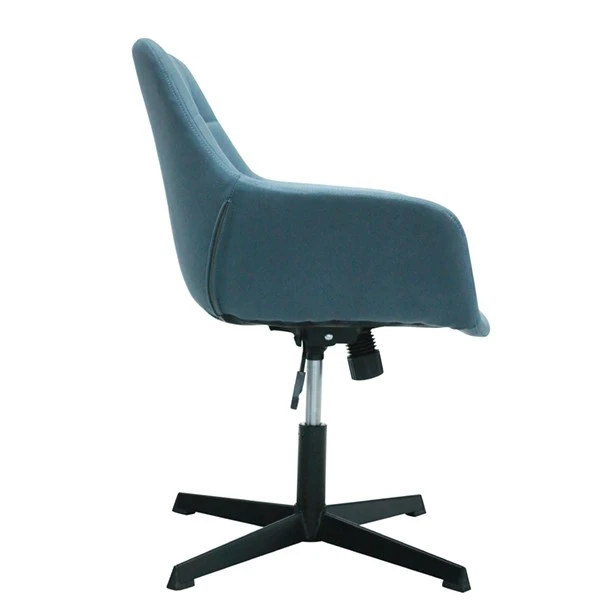 Velvet Fabric Cover Adjustable Height Home Office Chair